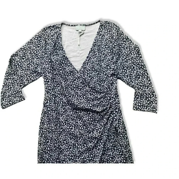 PURE Collection Printed Surplice Faux Wrap Dress - Picture 2 of 5